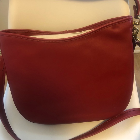 NWT $395 COACH Soft Tabby Leather Hobo Bag in Brick Red! - Picture 7 of 16